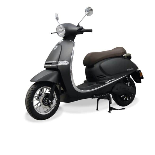 Scooter Electrique 125 Rider 5000W gris mat avant gauche