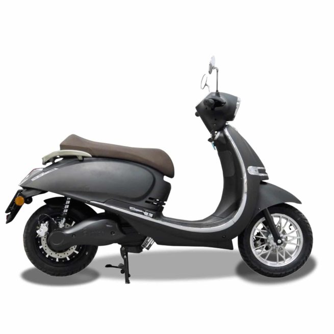 Scooter Electrique Rider 5000W 125 gris mat droite