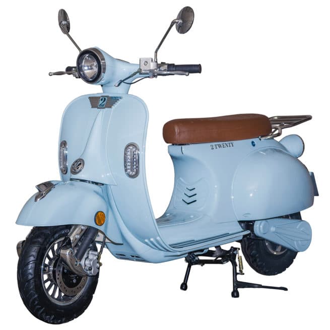 Scooter électrique 2Twenty Roma bleu