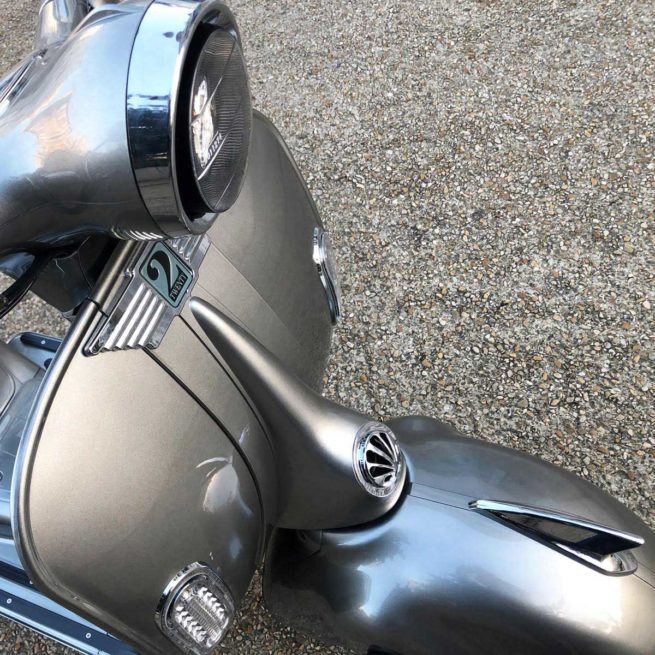 Scooter Electrique 2Twenty Roma Gris Retro Phare