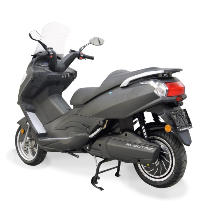 Scooter Electrique 125 Rider 9000W Gris Mat arrière droite