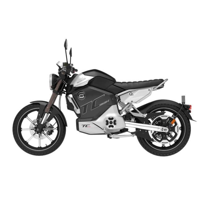 Super soco tc max, variante roues à batons