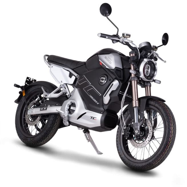 super soco tc max moto electrique vintage autoroute 100 km/h 90 km/h