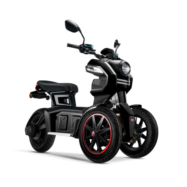 Scooter électrique 3 roues doohan Itank 50 noir