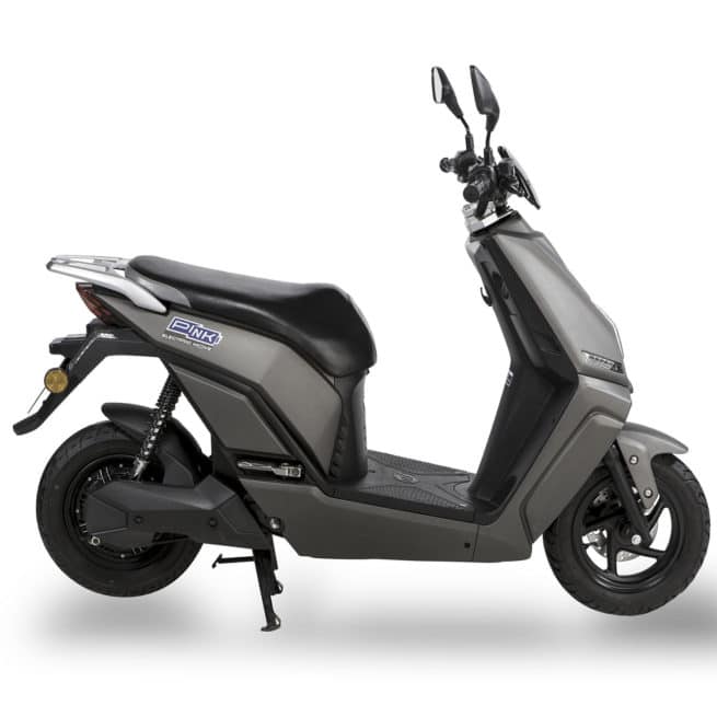 Scooter électrique Pink Mobility Pink Me gris profil