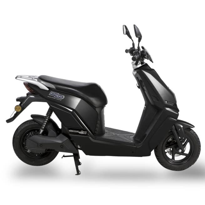 Scooter électrique Pink Mobility Pink Me noir profil