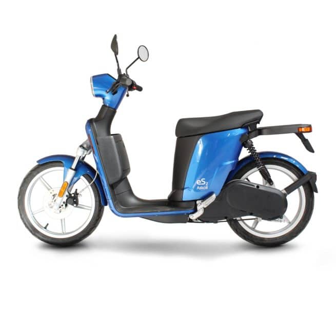 Askoll ES2 scooter electrique 50cm3 14 ans permis AM accessible