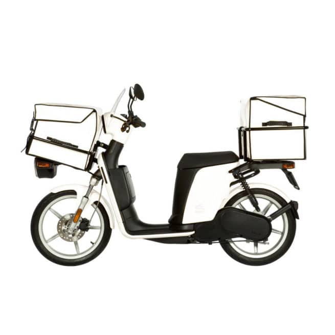 Scooter électrique askoll espro45 blanc cote