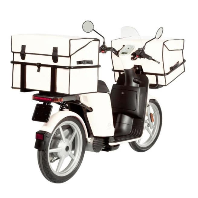 Scooter electrique askoll espro blanc dos