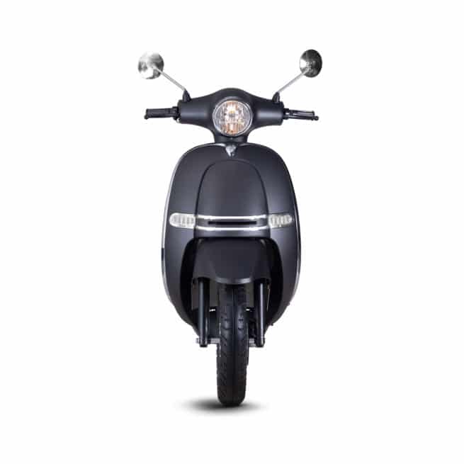 scooter électrique rider 5000W vintage retroviseurs chromés 125 cm3