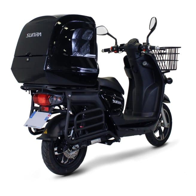 Sunra Cagoo scooter électrique coursier top box top case