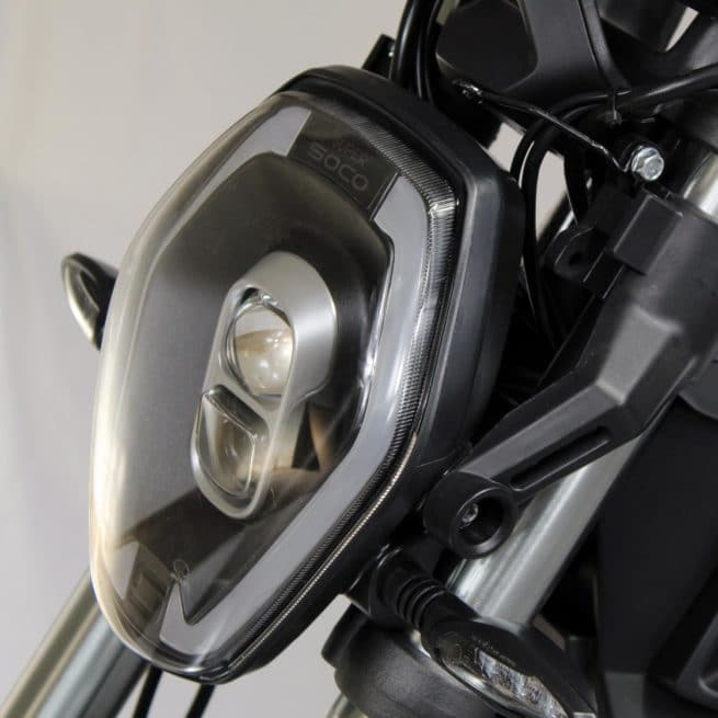 super soco tsx moto electrique frein à disque