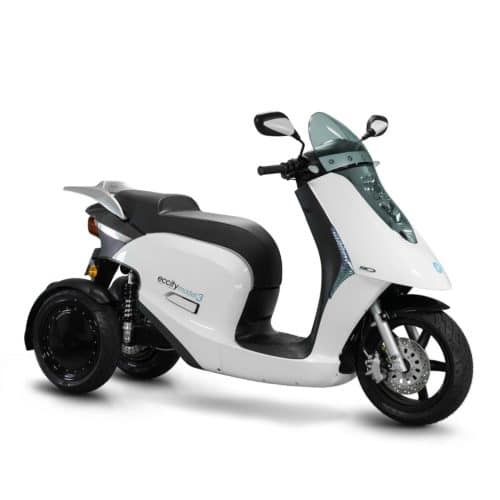 eccity model 3 roues scooter électrique trois roues 125 cm3 permis AM B A1 accessible