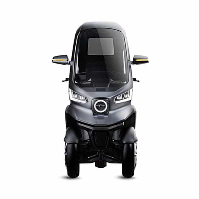 scooter electrique Niu TQi GT 3 roues avec toit vue de face