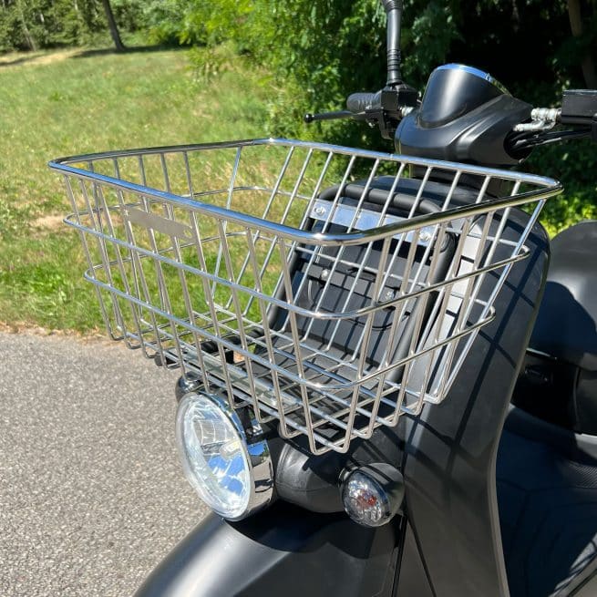 Gros plan sur le panier du Rider Pro Cargo