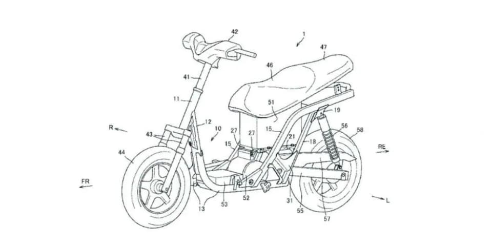 futur scooter électrique Suzuki brevet dessin