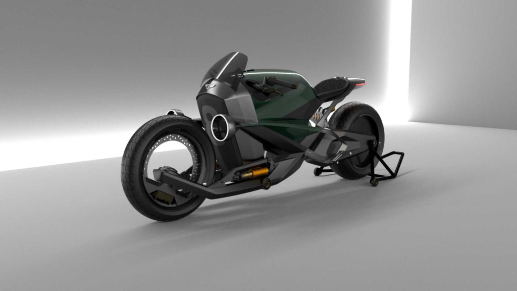 Concept de moto électrique de chez Bentley