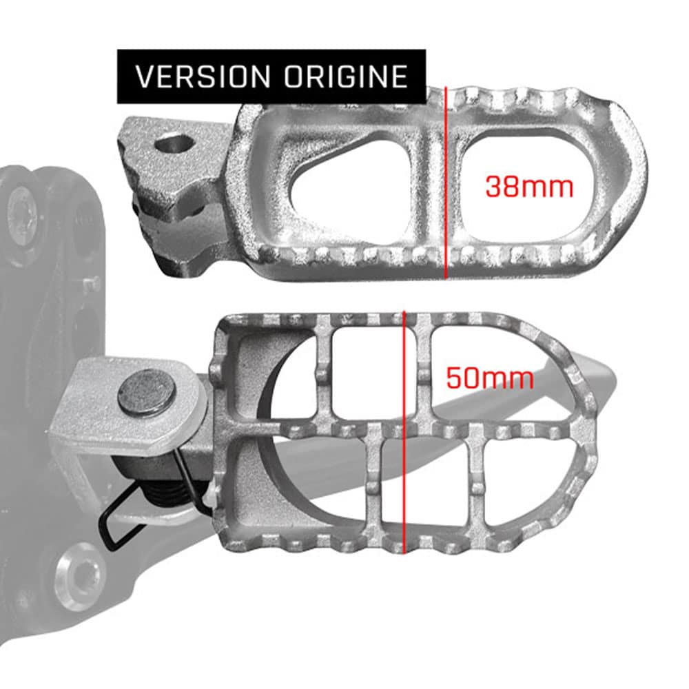 Kit repose-pieds pour moto Sur-Ron
