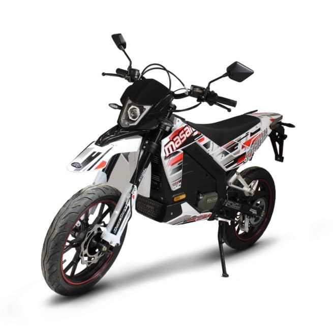 Masai Vison 3000W moto electrique supermotard silencieux