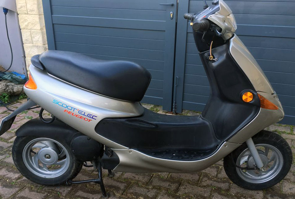 scooter électrique peugeot occasion