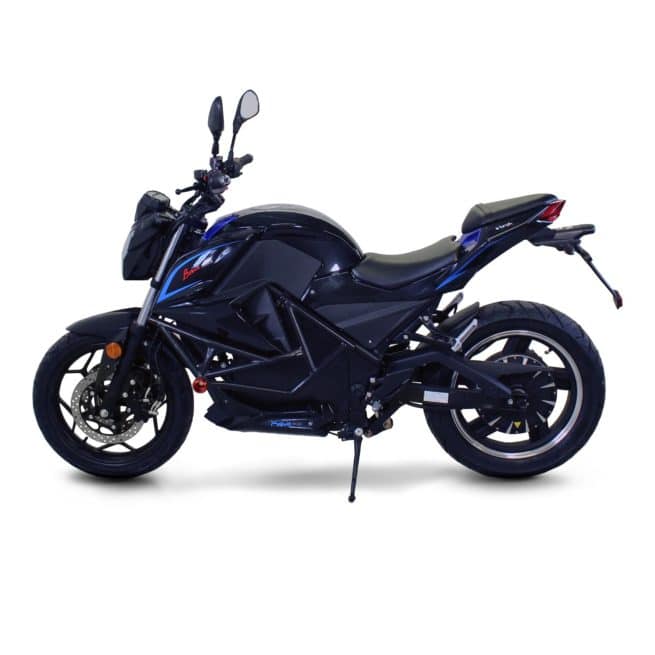 ebroh bravo gle moto electrique roadster 125 cm3 coté droit