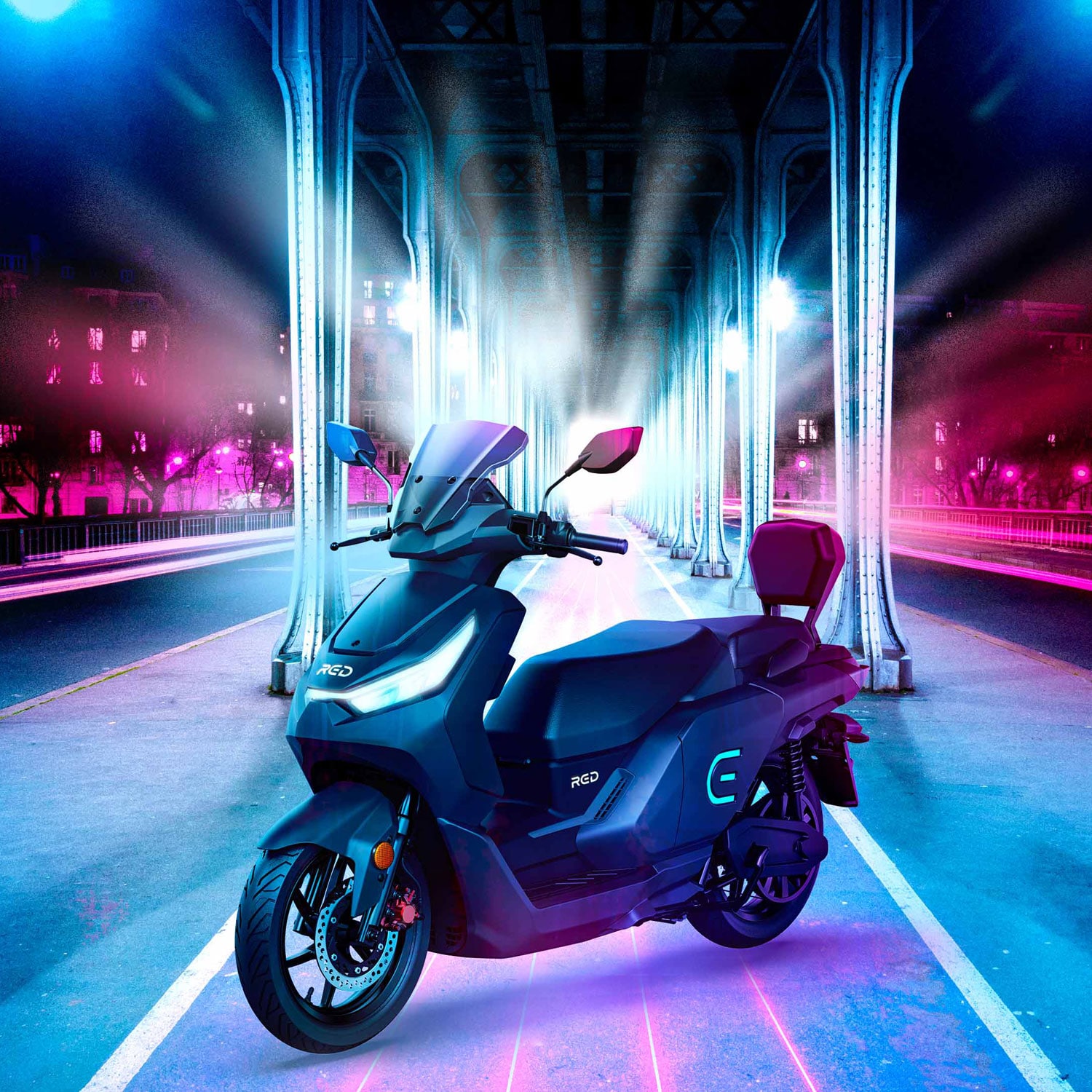 Tête de LED lumière Cool Design 50cc scooter - Chine Le scooter