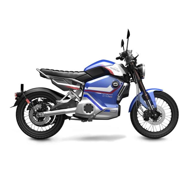 Super Soco TC MAX PRO édition limitée moto électrique 125 batterie lithium