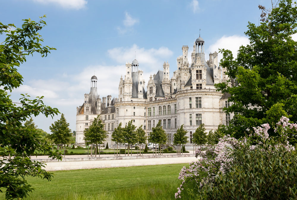 Chateaux de la loire octobre rouge