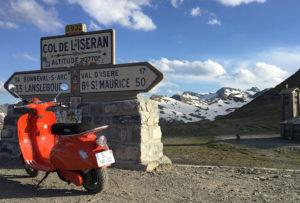 Un Pink Rouge près du Col de l'Iseran