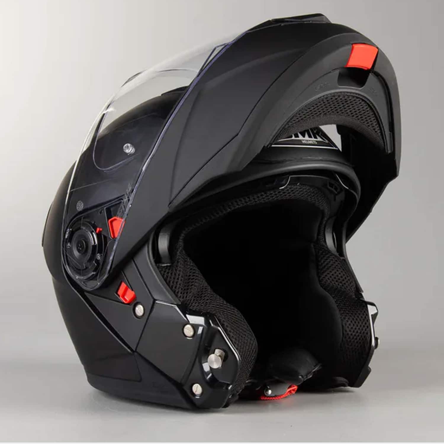 Casque intégral modulaire moto blanc