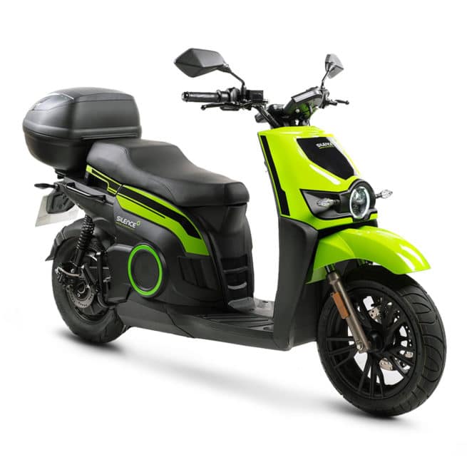 silence s02 hs vert noir scooter électrique 125 livraison