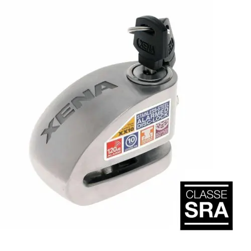 antivol bloque disque SRA xena alarme xx10 scooter électrique