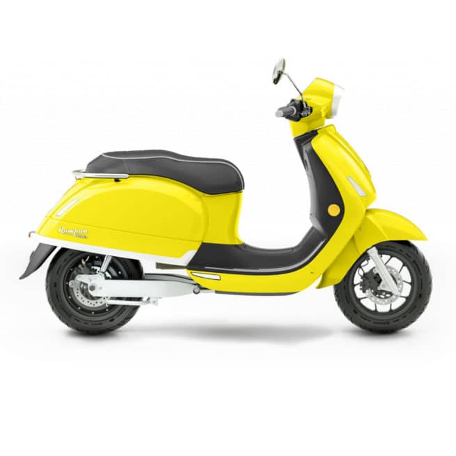 kumpan 54 inspire scooter électrique jaune