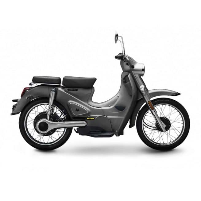 Motron Cubertino noir scooter électrique équivalent 50 cm3 biplace