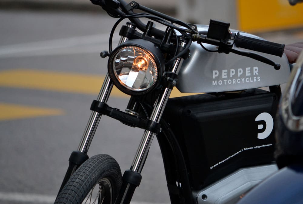 Pepper Motorcycles moto électrique  café racer