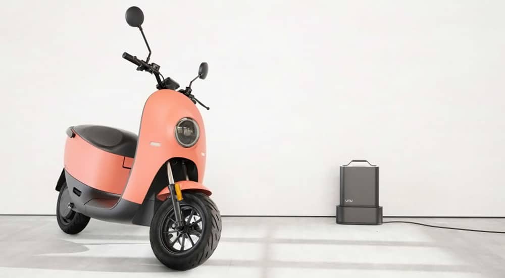 Unu scooter chargeur de batterie