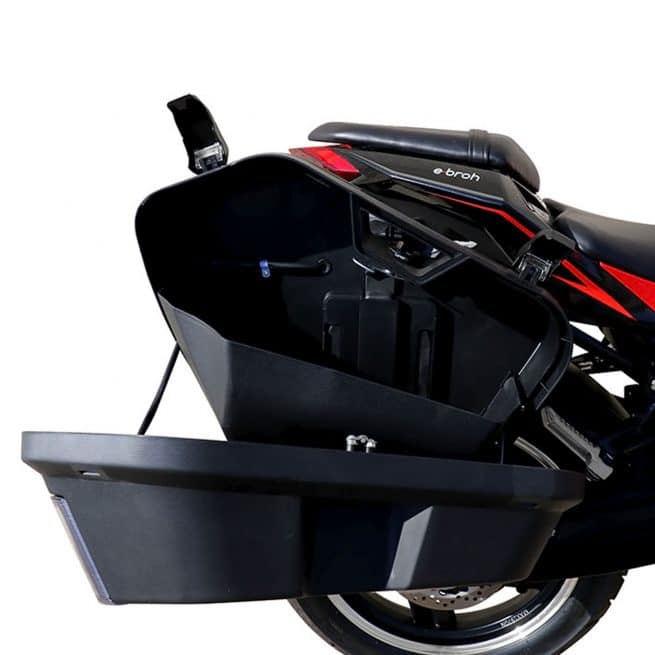 Valise latérale ouverte de la Ebroh Bravo GLE et GLS