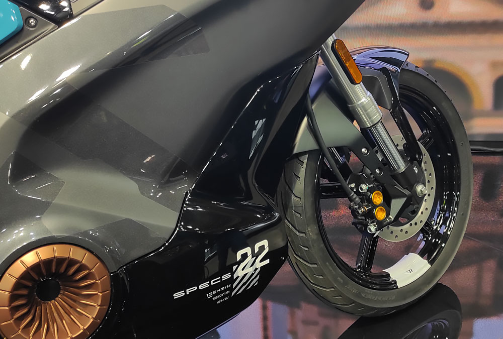 roue avant de la Vmoto Stash