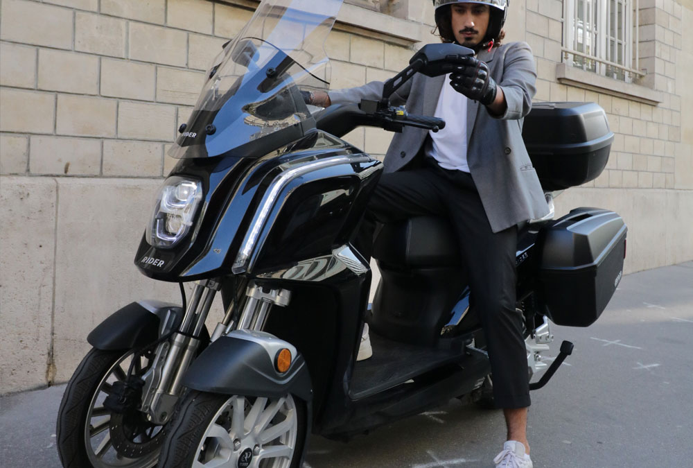 Le Rider 3R 2022, nouveauté Scooter 3 roues électrique