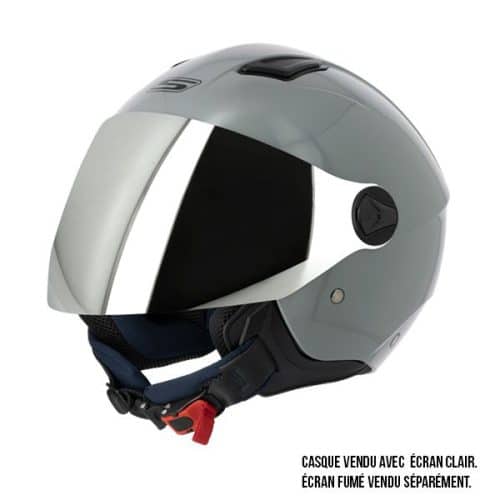 Casque Jet S779 LEOV - Gris Brillant - Taille L