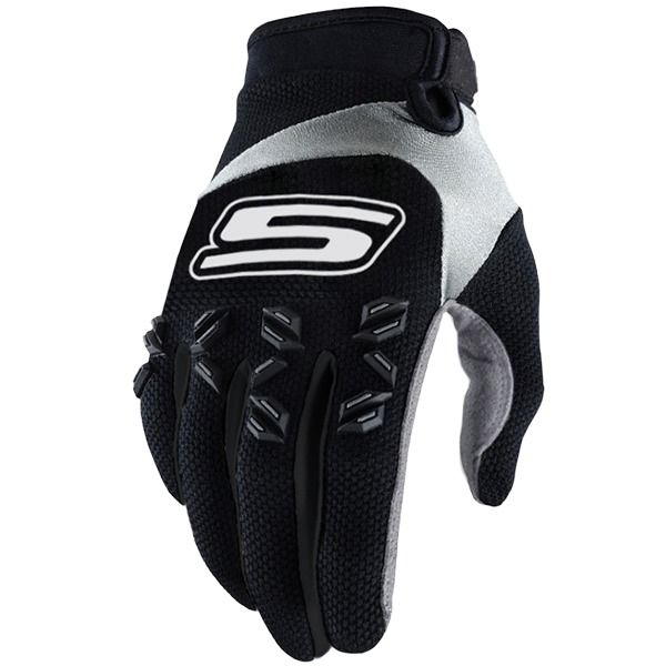 Gants Cross Moto Enduro Quad Town Ecran Tactile Homologué CE Noir