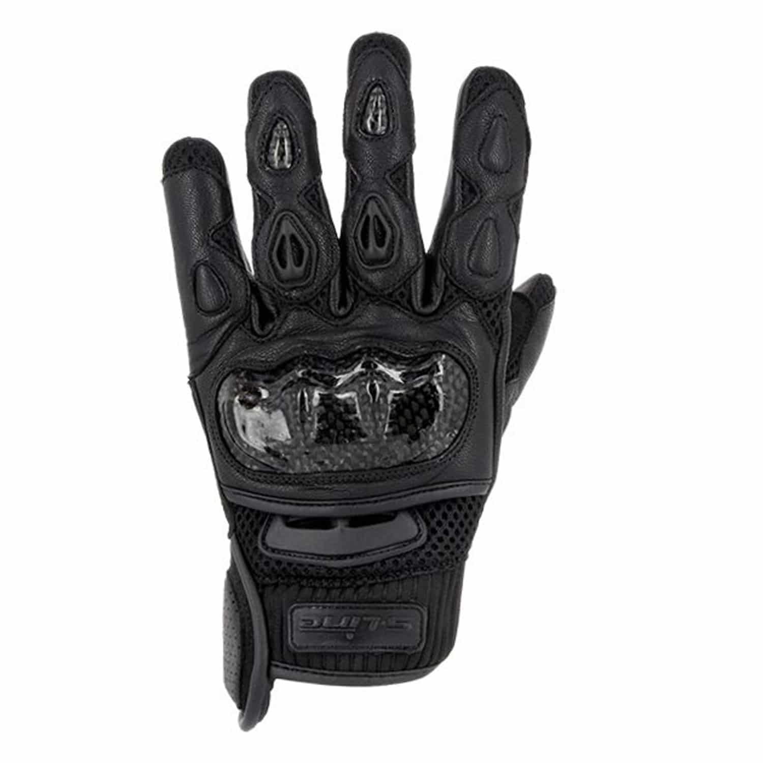 Gants Moto été Cuir/Mesh, Coque Carbone