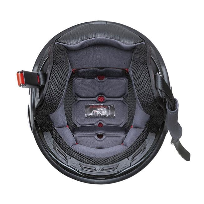 intérieur du casque jet Garibaldi Sunvisor G20