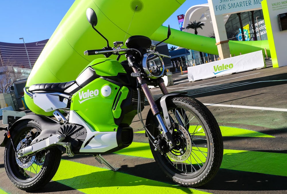 La moto électrique de Valeo au CES 2022 de Las Vegas