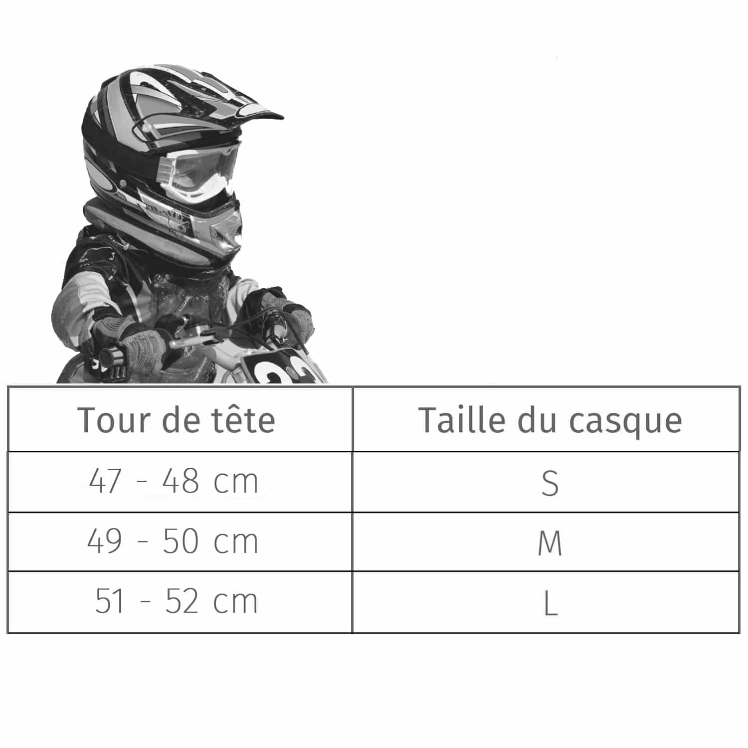 Casque moto enfant - Équipement moto