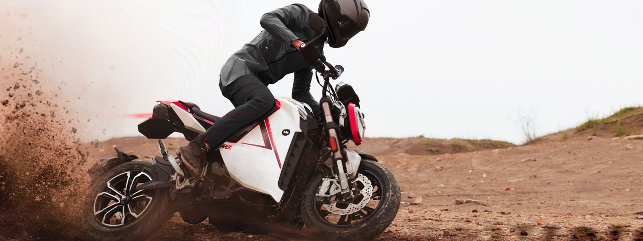 Ovaobike MCR H dans le sable, format paysage