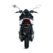 Horwin SK1 blanc vue arrière sur fond blanc