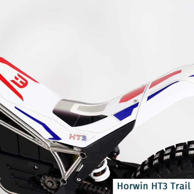 Horwin HT3 Trial gros plan sur l'assise