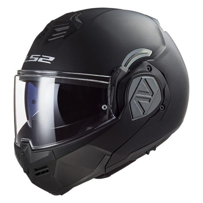 Casque LS2 FF906 Advant Noir Mat vue devant