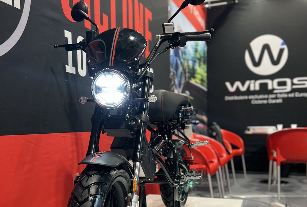 La Garelli Ciclone lors de la EICMA 2022